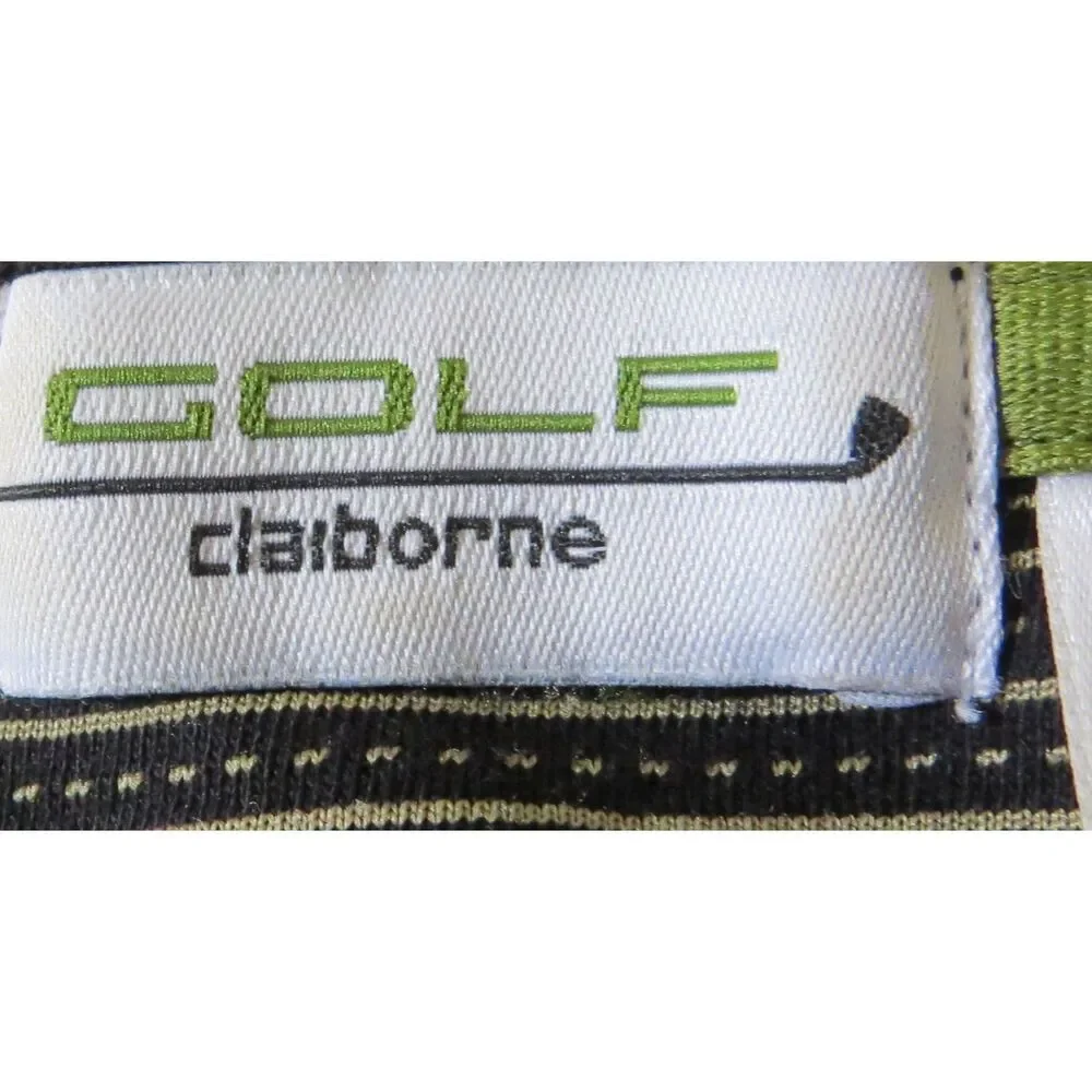 Claiborne Golf Men's Polo Pima Cotton Blend Brown/Tan  Medium  EUC - Picture 6 of 8